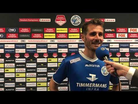 Paco van Moorsel na afloop van FC Den Bosch FC Dordrecht