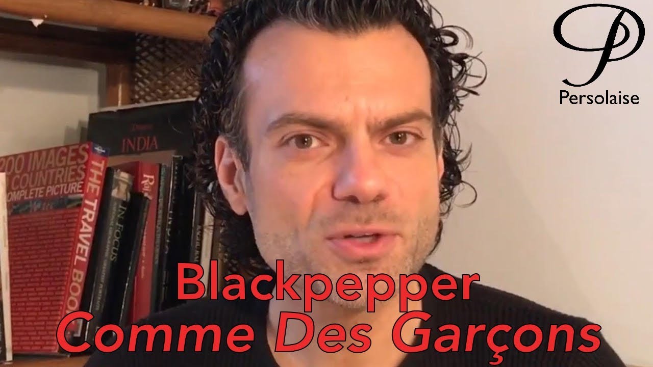 Persolaise Sixty Second Scents - Blackpepper Comme Des Garcons (Antoine Maisondieu) - perfume review