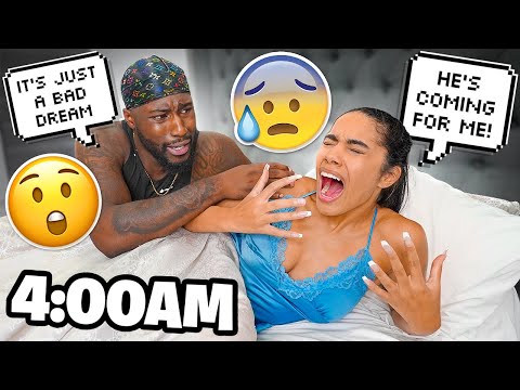SCREAMING IN MY SLEEP ABOUT ANOTHER MAN PRANK! *BOYFRIEND FLIPS*