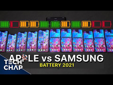 Galaxy S21 vs S21+ vs S21 Ultra vs iPhone 12 vs Pro vs Pro Max - BATTERY Test! | The Tech Chap