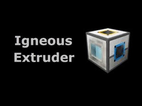 Serie industrial craftes!!-meta concluída generator e igneous extruder!!!