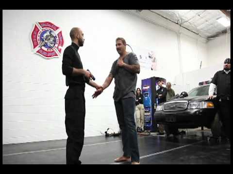 CRAZY Krav Maga Police Officer Takedown!