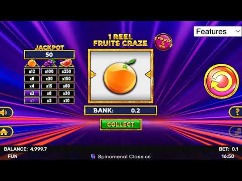 1 Reel Fruits Craze – Video Gameplay