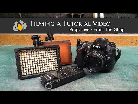 Prop: Live From The Shop - Filming a Tutorial Video