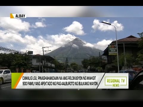 Regional TV News: Relokasyon ng Mahigit 900 Pamilyang Apektado ng Pag-aalburoto ng Bulkang Mayon