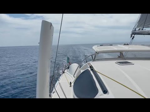 Mattia 52' - Fast Cruising Catamaran Sailing at wind speed