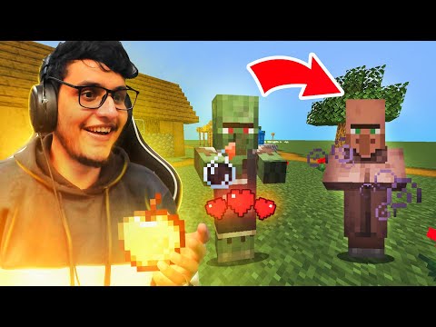 Live Insaan - I Cured an Infected Zombie Villager and Got Complete Netherite in My Minecraft World