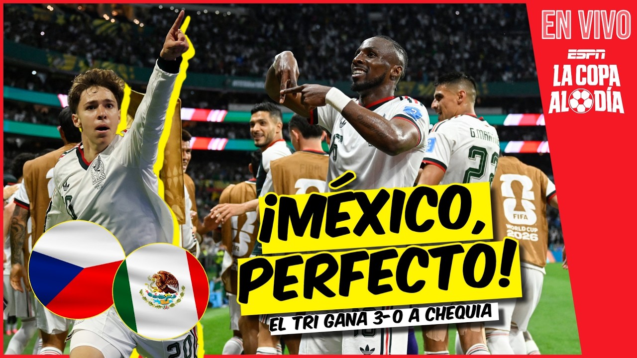 MÉXICO GOLEÓ a CHEQUIA, terminó con RÉCORD PERFECTO y ENTRÓ MEMO OCHOA | Mundial | La Copa Al Día