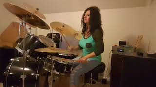 Foreigner Heart turns to Stone ~ Drum Cover by Denise