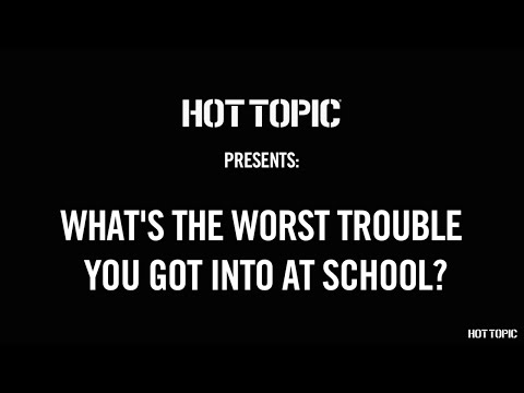 What's The Worst Trouble You Got Into At School?