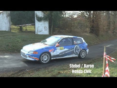 6 Runda RPŚ 2018 - Hażlach - Janusz Stebel / Michał Baron - Honda Civic