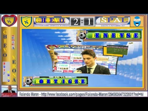 CHIEVO vs SPAL 2 - 1 / LE INTERVISTE / ROBERTO INGLESE