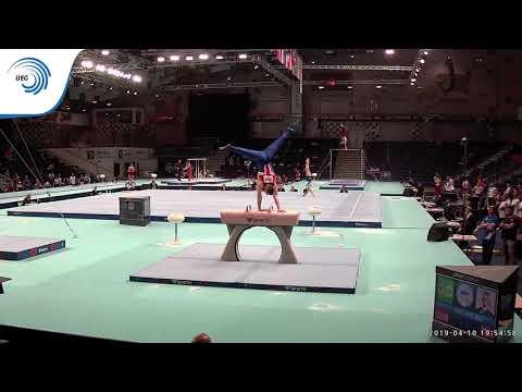 Max WHITLOCK (GBR) -  2019 Artistic Gymnastics Europeans, top qualifier pommel horse