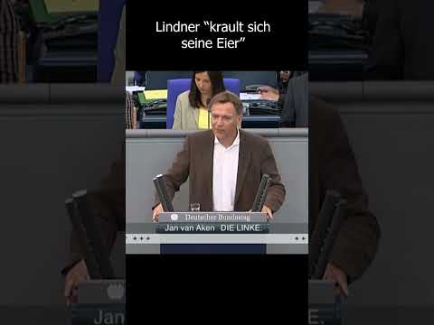 Christian Lindner "krault sich seine Eier" BundestagBestOf18 #shorts