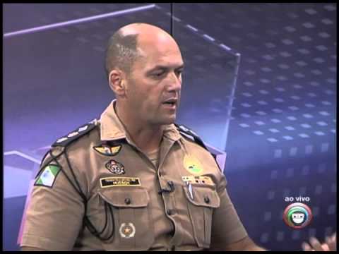 Tenente-coronel Hudson Teixeira comenta trabalho da PM enquanto esteve à frente do 5º BPM (05/03)