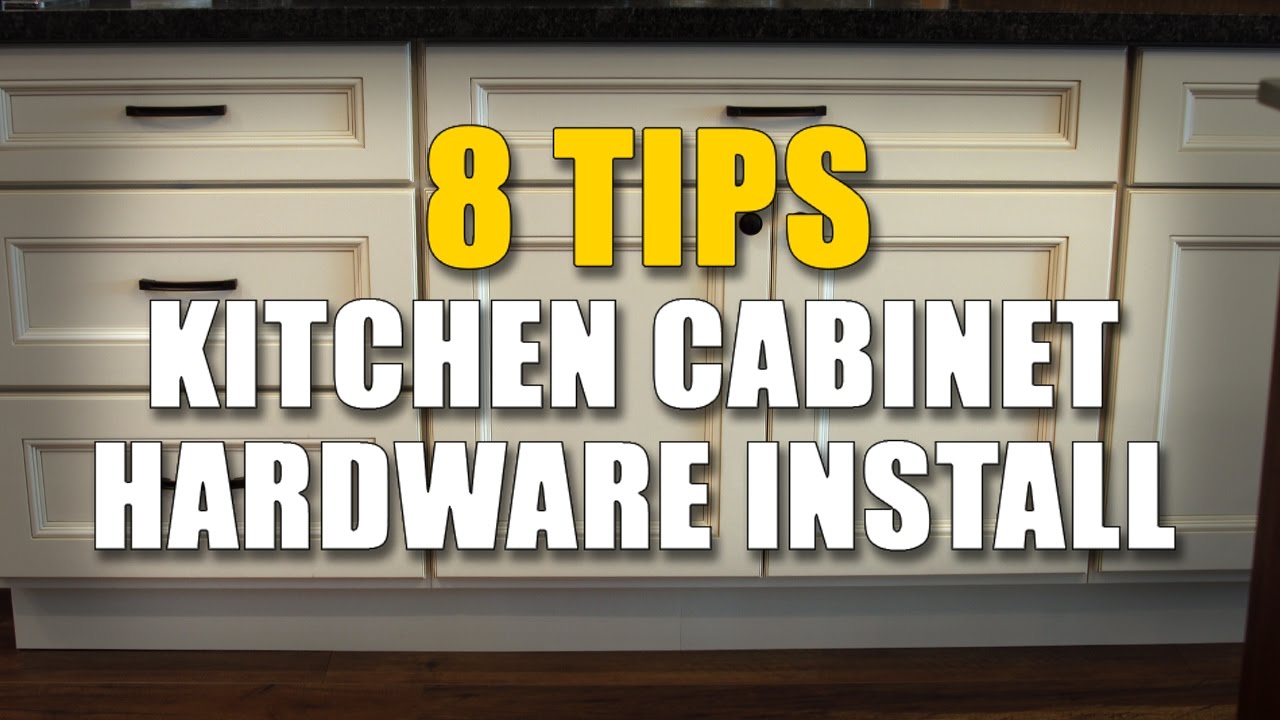 Cabinet Knobs and Pulls - 8 IMPORTANT installing Tips