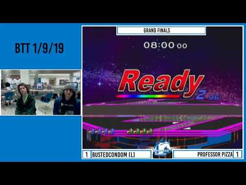 BTT 1/9/20: bustedcondom (falco) vs Professor Pizza (Falco) - Grand Finals, SSBM Singles
