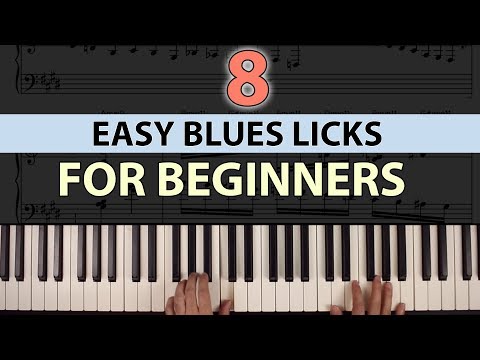 8 Easy Blues Licks for Beginners (Simple Piano Tutorial)