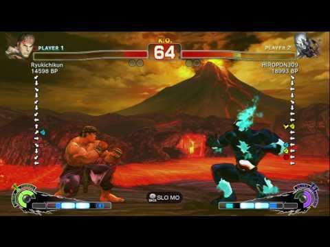 HIROPON309 [Seth] vs Ryukichikun [Ryu] SSF4 Japanese Online Ranked Matches - TRUE-HD