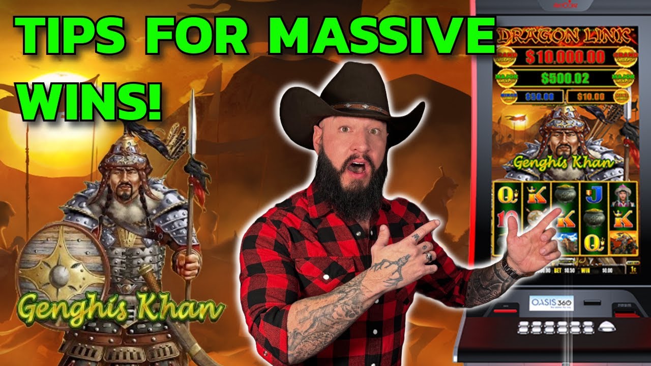 How to BEAT Dragon Link 🎰 Genghis Khan! 🐲 Difficult but we made HUGE profit! 🤩