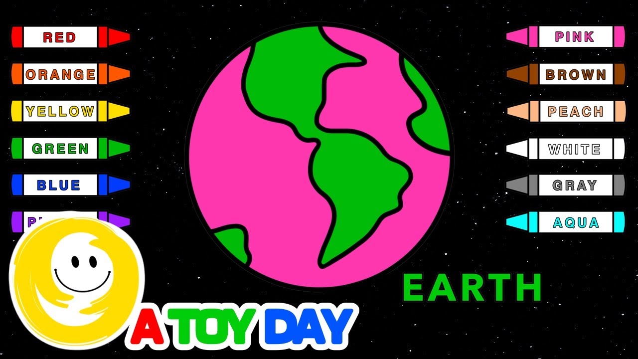 Color PLANET GAME for BABY 🪐🌎 | Colors kid | Mercury Venus Earth Mars Jupiter Saturn Uranus Neptune