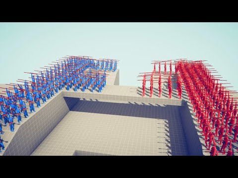 50x vs 50x RAPID RANGED UNIT TORUNAMENT | TABS - Totally Accurate Battle Simulator