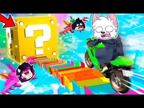 ¡MEGA RAMPA DE LA SUERTE 99.99% IMPOSIBLE! ❓😱 GTA 5 ONLINE con FRAN Y KPLAY