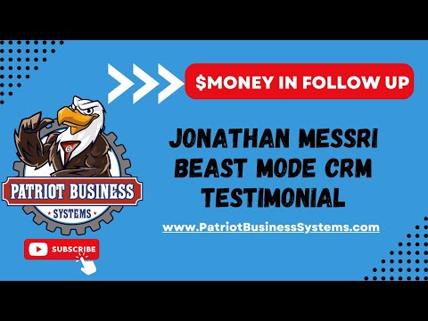 Jonathan Messri testimonial video