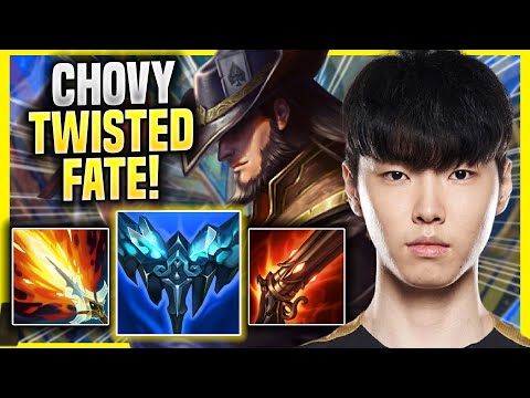 CHOVY IS A BEAST WITH TWISTED FATE! - GEN Chovy Plays Twisted Fate MID vs Leblanc! | Season 2022