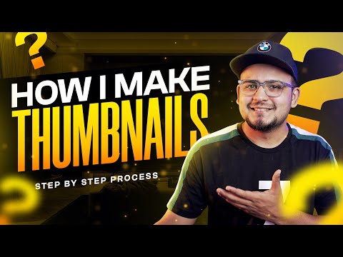 ⚡Make PROFESSIONAL Youtube Thumbnails in Photoshop Full Process!
