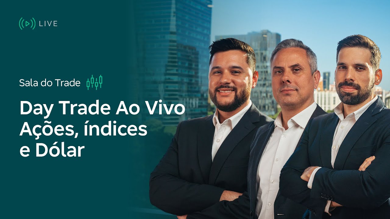 Sala do Trade – Day Trade ao Vivo – Índices, Ações e Dólar – 29/11