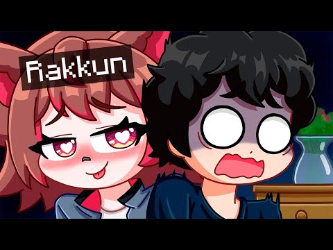 😍Rakkun vino a MI CASA...