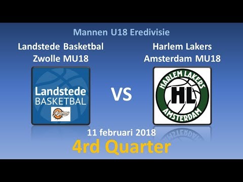 Landstede Basketbal MU18 - Harlem Lakers MU18, 11-02-2018, 4e kwart