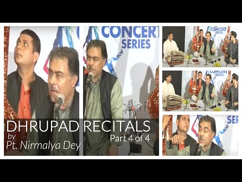 Dhrupad Rectails by Pt. Nirmalya Dey- Part 4of 4 | HCL Concerts