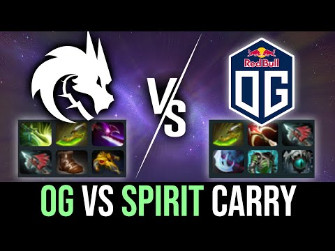 OG vs SPIRIT — FULL-SLOTTED Carry Battle