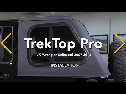 Trektop Pro for JK from Bestop Installation