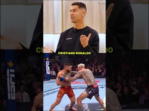 Cristiano le dio una LECCIÓN a Topuria 😨🥊 #ufc #cr7