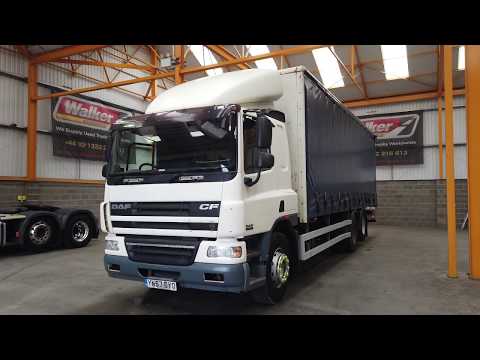 New In Stocklist For Sale: DAF CF75.310 6X2, 26 TONNE CURTAINSIDER - 2007 - YN57 DYO