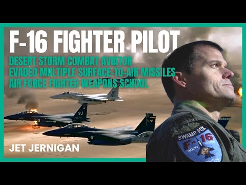 Evading 8 Surface-to-Air Missiles| F-16 Fighter Pilot | Fighter Weapons School Top Gun| Jet Jernigan