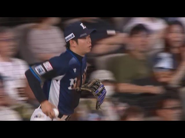 【5回裏】球際に強い!! ライオンズ・松原聖弥 追加点を許さないファインプレー!!  2024年7月28日 北海道日本ハムファイターズ 対 埼玉西武ライオンズ