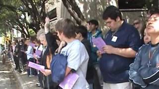Prayer on Good Friday in Dallas