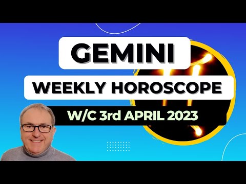 Gemini Horoscope Weekly Astrology from 3rd April 2023