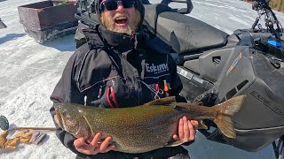Maine Ice Fishing Giant!