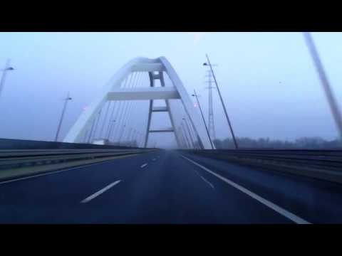 Driving in Hungary: M6 south - M8 east - 51 south