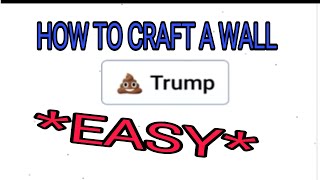 How to craft a WALL #infinitecraft
