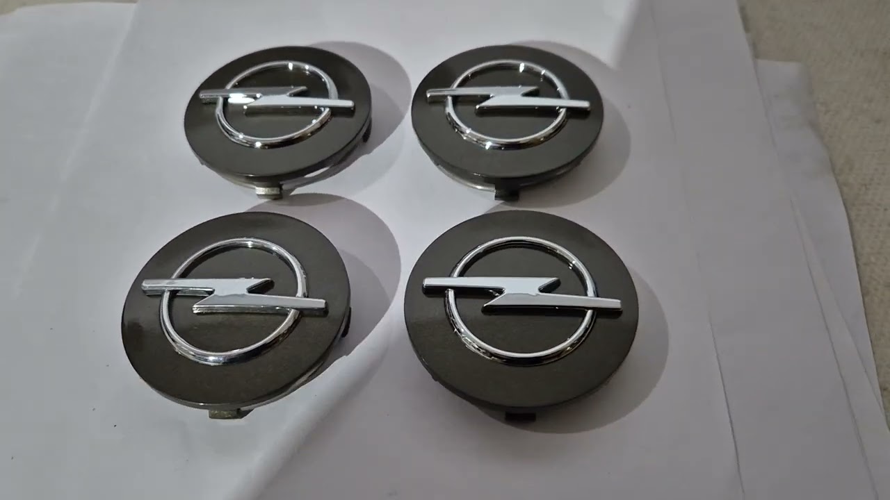 Opel Ковпачки на диски 64/61мм op6461g (4 шт) Video 1