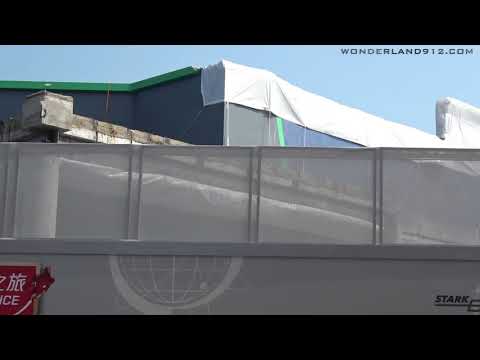 171026 Tomorrowland 2018 MARVEL Super Hero Attractions Construction Update at Hong Kong Disneyland