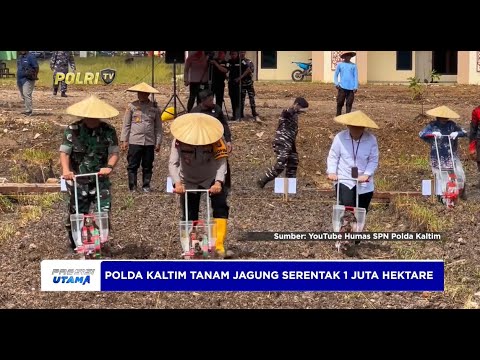 POLDA KALTIM TANAM 1 JUTA HEKTAR LAHAN DI SEKOLAH POLISI NEGARA JONGGON