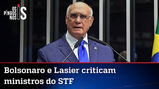 Bolsonaro rebate ataques de Barroso e Lewandowski em evento nos EUA