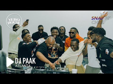 DJ PAAK | SNAP 'N' CHILL x YEBO HOUSE  - Chil Studios : ATLANTA